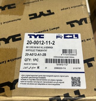 Ľavý predný svetlomet BMW 3 E46, 98-2005 - 4