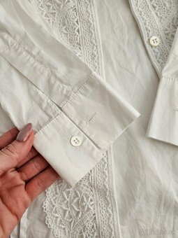 Biela bluzka Ermanno Scervino vel.S - 4