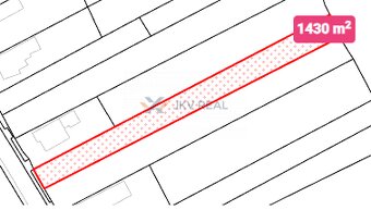 Na predaj pozemok o rozlohe - 3 400 m²  v Kručove. - 4