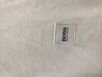 HUGO BOSS originál white pánske polotricko L/XL - 4