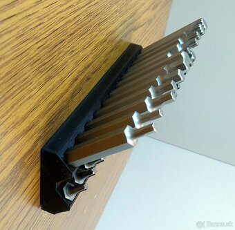 Nástenný držiak pre organizáciu bitov 3/8" (10 mm) - 4