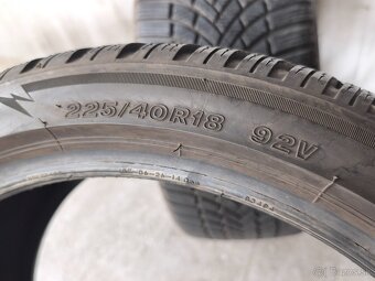 225/40 r18 zimné pneumatiky Bridgestone 7mm - 4
