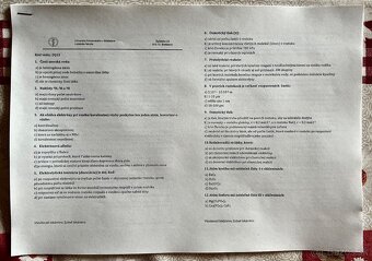 Medicína prijímačky testy z chémie LF UK BA Bratislava - 4