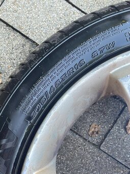 Predám elektrony 205/45 R16 5X100 - 4