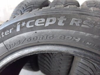 195/60 r16 zimné pneumatiky Hankook 6,5-7mm - 4