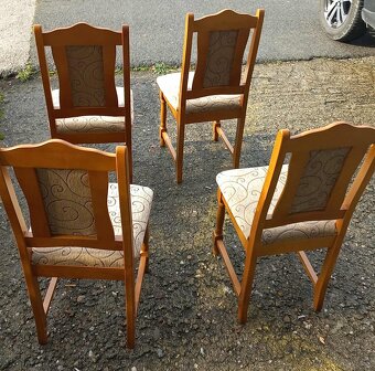 Kuchynské/ Jedálenské stoličky, čalúnené 4ks - 4