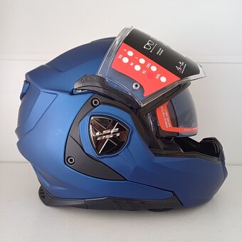 Silniční překlápěcí přilba LS2 ADVANT X Navy Blau - 4