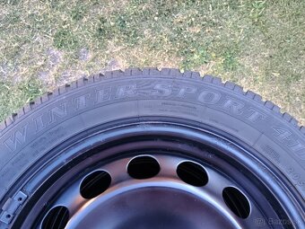 Sada kolies Škoda Octavia 3, plechové disky +pneu 205/55 R16 - 4