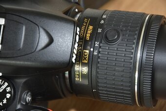 Nikon D3500 s bluetooth + rychly Af-p VR objektiv - 7 tis.sn - 4