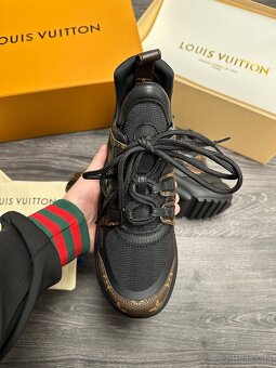 Louis Vuitton tenisky zenske black komplet balenie - 4