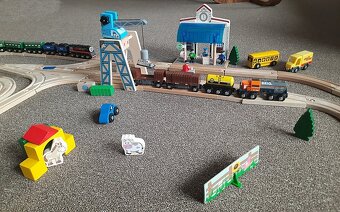 dreveny vlacik, drevena zeleznica, detska zeleznicka - 4