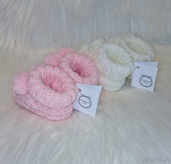 Detské dievčenské topánočky botičky handmade - 4