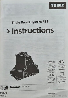 Thule strešný nosič Octavia 3 a Superb 3 sedan - 4