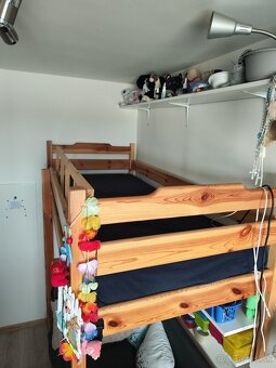 Vyvýšená jednolôžková detská posteľ 180x80 s matracom - 4