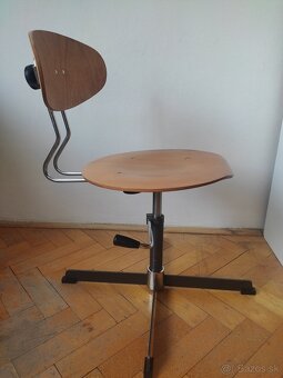 Retro otočná stolička KOVONA - 4
