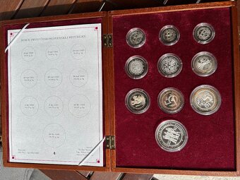 Investičné striebro sada mince 1. Československej republiky - 4