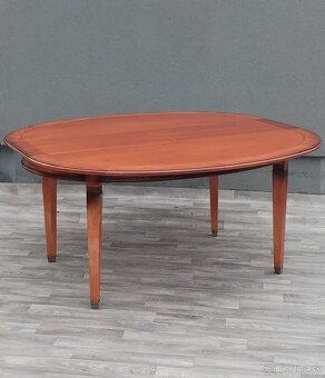 Stôl jedálensky oválny z čerešňového dreva. - 4
