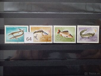 Poštové známky č.500 - FAUNA, flóra a rôzne IV.-20 sérií - 4