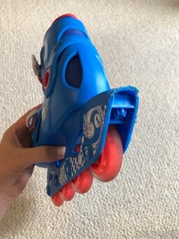 Detské kolieskové korčule Oxelo, nastaviteľná veľkosť 32-34 - 4