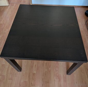 Jedalensky stol rozkladací Ikea 90-170/90cm - 4
