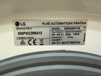 Predám práčku LG - slim - 4