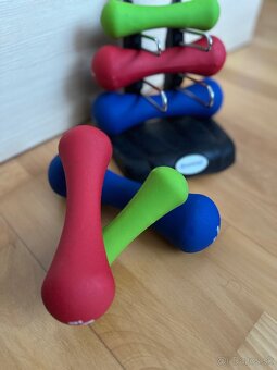 Sada neoprenových činiek 12kg - 4