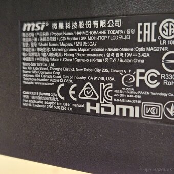 MSI Optix MAG274R 27" - 4