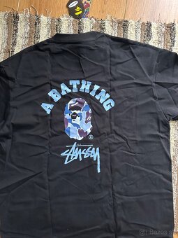 Bape x Stussy tričko - 4