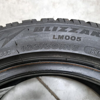 Zimné pneumatiky 195/50 R15 BRIDGESTONE DOT4422 - 4