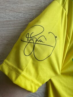 Žltý dres Neymar Jr. s podpisom, logom NJR a značkou Pilão – - 4