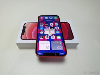 APPLE IPHONE 12 64GB RED ,ZDRAVIE BATERKY 100% - 4