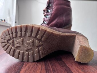 Kožené topánky na opätku - 4