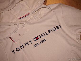 Tommy Hilfiger dámska mikina biela s kapucnou - 4