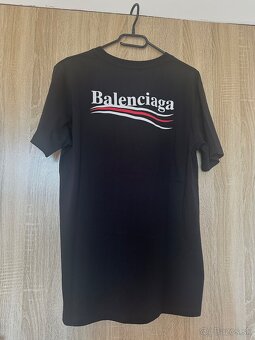 Balenciaga cierna panske tricko - 4