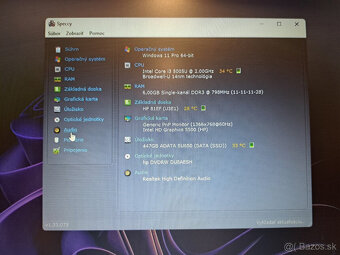 HP 250 Intel® Core™ i3 /2.00GHz/6GB DDR3/460SSD - 4