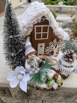 Vianočná dekorácia domček - 4