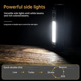 Sofirn IF23 EDC RGB baterka lampáš 4000 lm 18650/21700 - 4