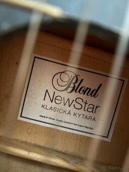 Predám klasickú gitaru Blond NewStar - 4