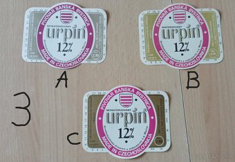 Pivové etikety (rôzne) - 4