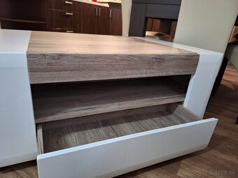 TV stolík + polica + konferečný stolík - 4