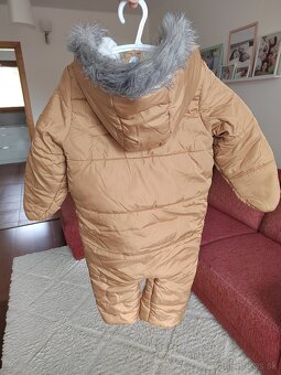 Zimná kombinéza hnedá v.86 - 4