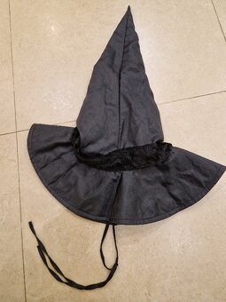 Predám karnevalový kostým Čarodejnica čierna - 4