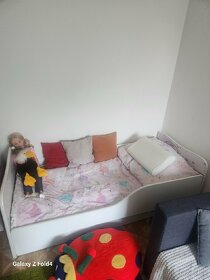 BECKS●detsky nábytok Flower Pink (posteľ, komoda, polica) - 4