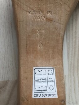 Dámske kožené dreváky, veľ. 37 - 4