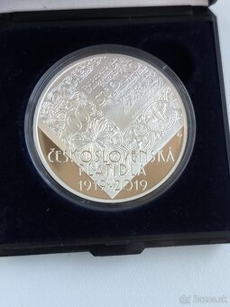 Strieborná minca 500 Kč 1916-2016 - PROOF - 4