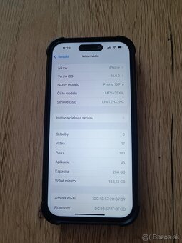 PREDAM VYMENIM IPHONE 15 pro 256 gb - 4