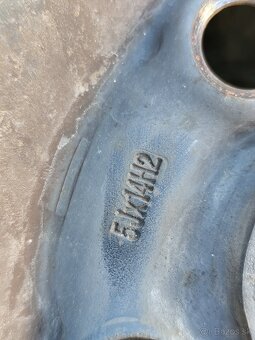 Plechové disky+ pneumatiky - 4