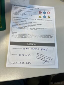 Predám trakčnú batériu Monbat 105Ah (ako nová, v záruke) - 4