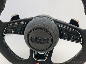 ALCANTARA AUDI MULTIFUNKCNY VOLANT ZKOSENY s airbagom a F1 - 4