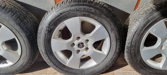 Predám originálne hliníkové disky Skoda 5x112 r15 195/65 - 4
